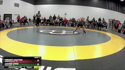 90 lbs Round 1 (6 Team) - Vincent Crafton, Nebraska Elite vs Cooper Krise, Team Ohio