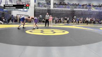 157 lbs 5th Place Match - Ryan Siler, Springfield vs Chase Godwin, Swanton