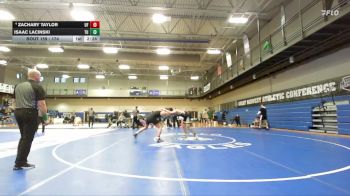 174 lbs 5th Place Match - Isaac Lacinski, Tiffin vs Zachary Taylor, Findlay