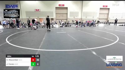 69 lbs 3rd Place - Dawson Macomber, Michigan Premier WC - (B) vs Jace Caves, Askren Wrestling Academy - (C)