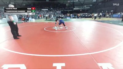 Boys 3A 144 lbs Cons. Round 6 - Kaidyn Prue, Prairie vs Christopher Ramirez, Meadowdale