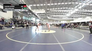 157 lbs Cons. Semi - Colton Havens, Cortland State vs Josh Warland, Rit
