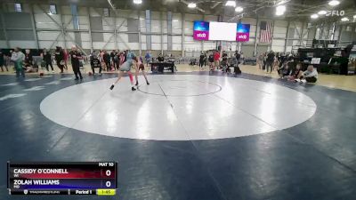 42 lbs Cons. Round 3 - Cassidy O`Connell, WI vs Zolah Williams, MO