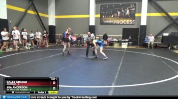 100 lbs Semis (4 Team) - Caley Graber, MN Storm vs Mia Anderson, NE Wrestling Academy