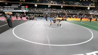 5A 138 lbs Quarterfinal - William Hendricks, Canyon Randall vs Cruz Morales, New Braunfels Long Creek