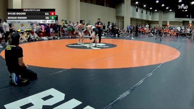 140 lbs Round 3 (8 Team) - Rylee Moore, Alabama Elite Black vs Ronan Snider, Eagle Wrestling Academy