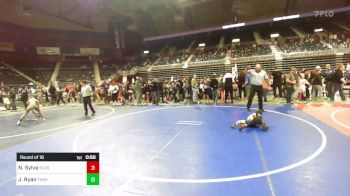 46 lbs Round Of 16 - Nalu Sylva, Sturgis Youth WC vs John Ryan, Thermopolis WC