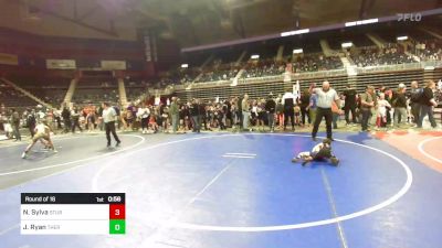 46 lbs Round Of 16 - Nalu Sylva, Sturgis Youth WC vs John Ryan, Thermopolis WC