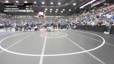 165 lbs Quarterfinal - Adrian Monaco, Wichita-Kapaun Mt. Carmel vs Eastyn Vieyra, Goddard