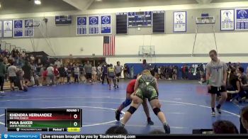 160 lbs Round 1 - Khendra Hernandez, Big Dog Ranch vs Maia Baker, Santa Monica Hs
