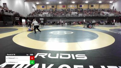 120 lbs Round Of 16 - Jacob Stewart, Peninsula Catholic School vs Lukas Littleton, Malvern Prep