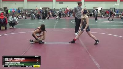 80 + 90 EXO Round 2 - Kyleigh Woods, Hazel Green Youth Wrestling vs Crimson Patterson, Buckhorn Youth Wrestling