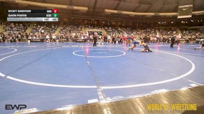 92 lbs Consi Of 16 #2 - Wyatt Sweitzer, Sanderson Wrestling Academy vs Gavin Pontis, Higher Calling Wrestling Club