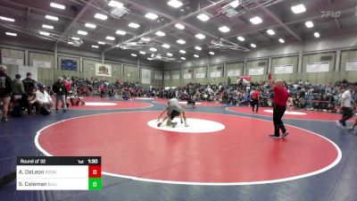 157 lbs Round Of 32 - Adrian DeLeon, Redwood -Visalia vs Stephen Coleman, Bullard