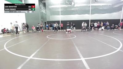 113 lbs Cons. Round 2 - Levi DeVetter, Ironhawk Wrestling - NE vs Kash Prince, RWC