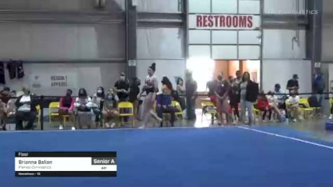 Brianna Balian - Floor, Flames Gymnastics - 2021 Region 1 Women's Championships