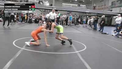 110 lbs Round 1 (4 Team) - Nathan Vroom, Headhunters vs Connor Beckman, Wayne Danger