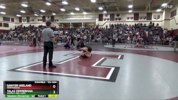123-129A 1st Place Match - Talas Zimmerman, Waverly-Shell Rock vs Sawyer Wieland, Independence