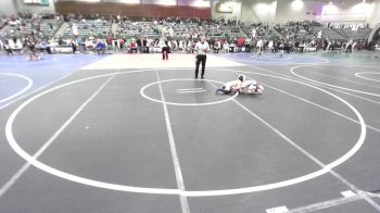 52 lbs Quarterfinal - Connor Dwyer, Yerington Lions WC vs Carter Lehr, Cowboy Kids WC