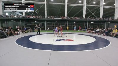 125 lbs Julianne Vindigni, North Carolina Blue vs Angely Mendez, South Carolina J