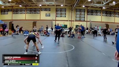 92 lbs Round 7 (10 Team) - Kamdyn Weiman, Diddy Elite vs Jake Kurtz, Warhawks Wrestling