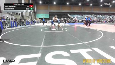 160 lbs Semifinal - Brock Kenney, Durham Wrestling Club vs Hans Kamm, Salem Elite Mat Club