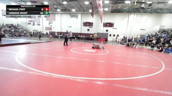 113 lbs 3rd Place - Michael Puff, New Fairfield vs Jameson Grant, Bacon Academy
