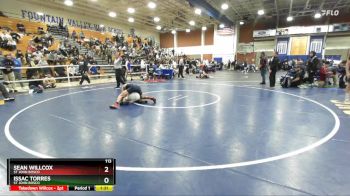 113 lbs Quarterfinal - Sean Willcox, St John Bosco vs Issac Torres, St John Bosco