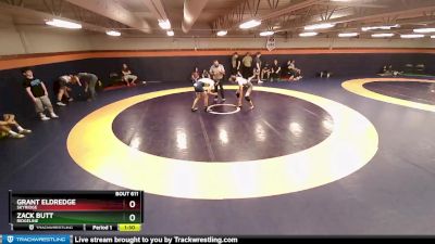 144 lbs Cons. Round 4 - Grant Eldredge, Skyridge vs Zack Butt, Ridgeline