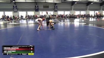 141 lbs Champ. Round 1 - Michael Soupene, Miami Club Wrestling vs Art Martinez, Case Western
