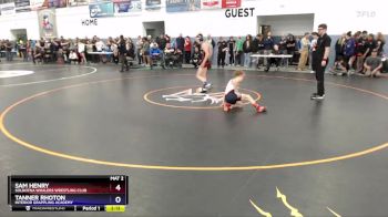 106 lbs Round 2 - Tanner Rhoton, Interior Grappling Academy vs Sam Henry, Soldotna Whalers Wrestling Club