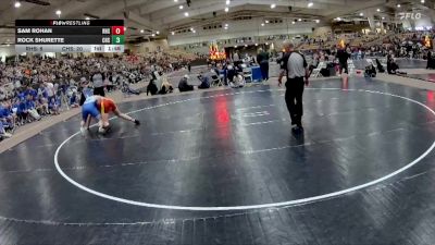 190 lbs Quarterfinals (8 Team) - Rock Shurette, Cleveland High School vs Sam Rohan, Ravenwood High School