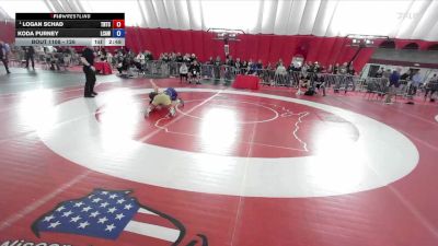 126 lbs Round 4 - Logan Schad, Team Nazar Training Center vs Koda Purney, La Crosse Area Wrestlers