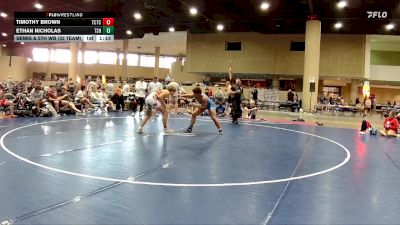 175 lbs Semis & 5th Wb (32 Team) - Ethan Nicholas, Team Shutt Weston vs Timothy Brown, The Colliseum Training Center