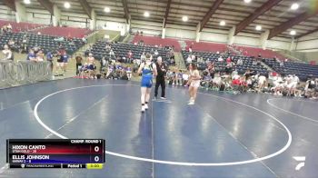 165 lbs Champ Round 1 (16 Team) - Hixon Canto, Utah Gold vs Ellis Johnson, Hawaii 2