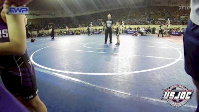 49 lbs Consi Of 8 #2 - Stella Spencer, Collinsville Cardinal Youth Wrestling vs Hudsen Carrell, West Texas Grapplers