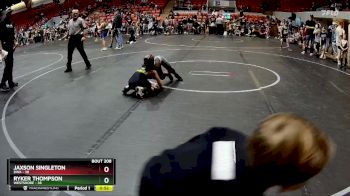 64 lbs Quarterfinal - Jaxson Singleton, DWA vs Ryker Thompson, Westshore