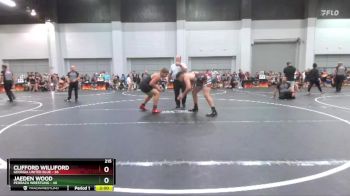 215 lbs Round 2 (6 Team) - Clifford Williford, Georgia United Blue vs Jaeden Wood, Pedraza Wrestling