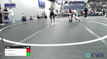 110 lbs 3rd Place - Hunter Pfaff, Newcastle Youth Wrestling vs Quentin Fontana, Norman North