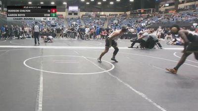133 lbs Champ. Round 2 - Hudson Chilton, Friends University vs Aaron Boyd, Fort Hays Tech Northwest