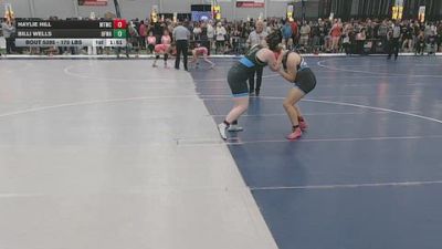 170 lbs Champ. Rd Of 32 - Haylie Hill, Militia Trained Mat Club vs Billi Wells, Black Fox Wrestling Academy