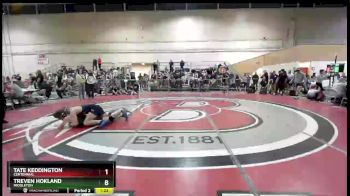 182 lbs Champ. Round 2 - Tristan Smilie, Meridian vs Connor LeBeau, Eagle