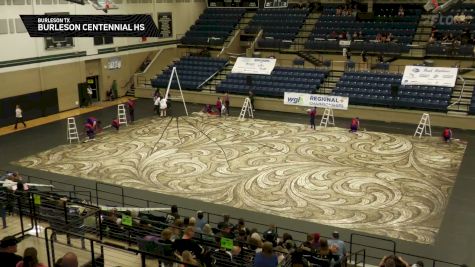 Burleson Centennial HS "Burleson TX" at 2026 WGI Guard Mansfield Regional+