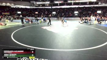 Girls 105 lbs Champ. Round 2 - Kiera Quinata, Bonney Lake (Girls) vs Esperanza Alejandre, Zillah (Girls)