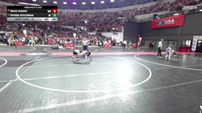 75 lbs Cons. Round 2 - Beau Danke, Winneconne vs Ryken Stichman, Wrestling Factory