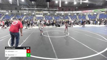 49 lbs Quarterfinal - Rocky Johnson, Team Of Hard Knox vs Maximus Sanchez, Victory WC