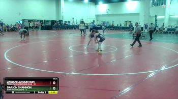 132 lbs Round 1 (10 Team) - Zavian Lafountain, Tomahawk Wrestling Club vs Darion Shannon, Somerset Academy