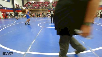 190 lbs Semifinal - Nate Vann, Stilwell High School vs Braden Strain, Berryhill High School