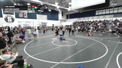 165 lbs Champ. Round 1 - Matthew Martin, Rancho Bernardo Wrestling Club vs Lum Hasani, World Team Training Center