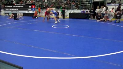 150 lbs Quarters - Adrian Grosvenor, Siouxland Wrestling Academy vs Rex Edmonds, Mission Athletics